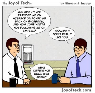facebook and twitter cartoon